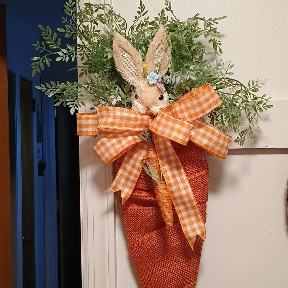 Handmade Carrot Wreath